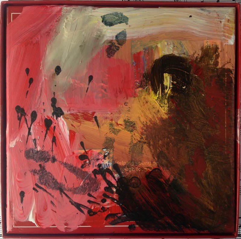 Anna Hryniewicz, acrylic on box 2017