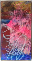 Anna Hryniewicz, Heaven, acrylic on chocolate box 2017