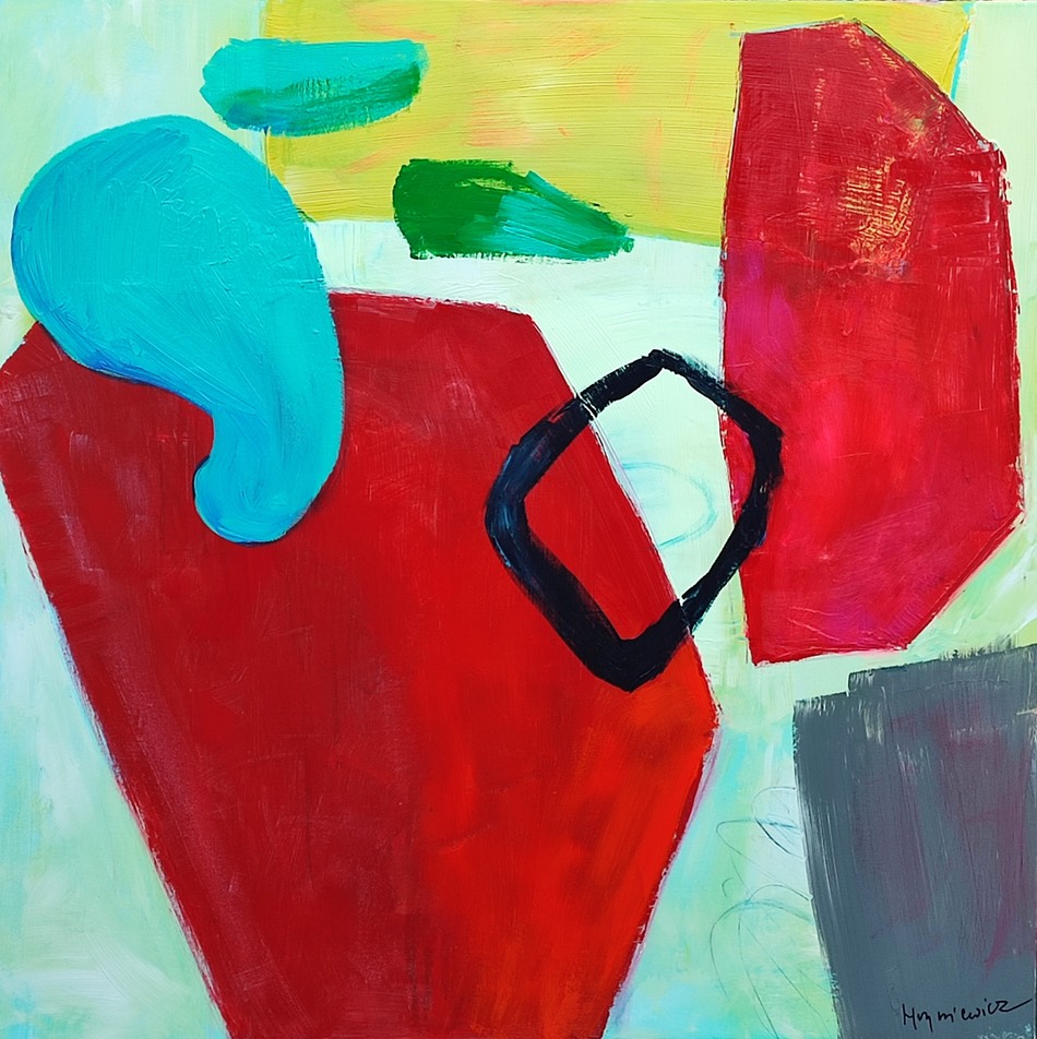 A Hryniewicz Composition200824 80x80cm acr canv