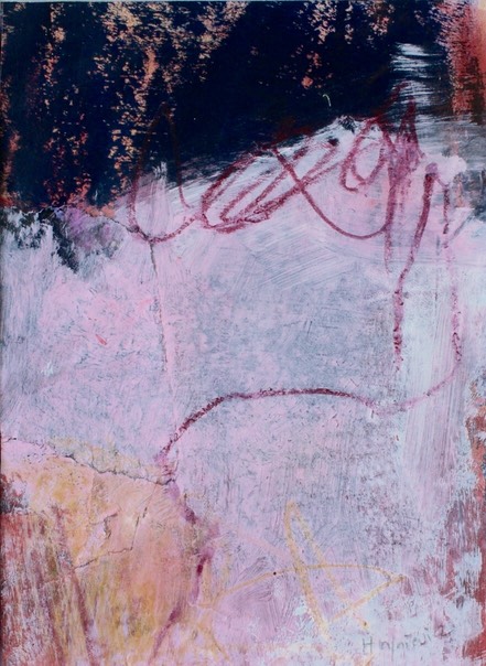 Anna Hryniewicz, simply pink, mixed media : paper, 25x20cm 2016