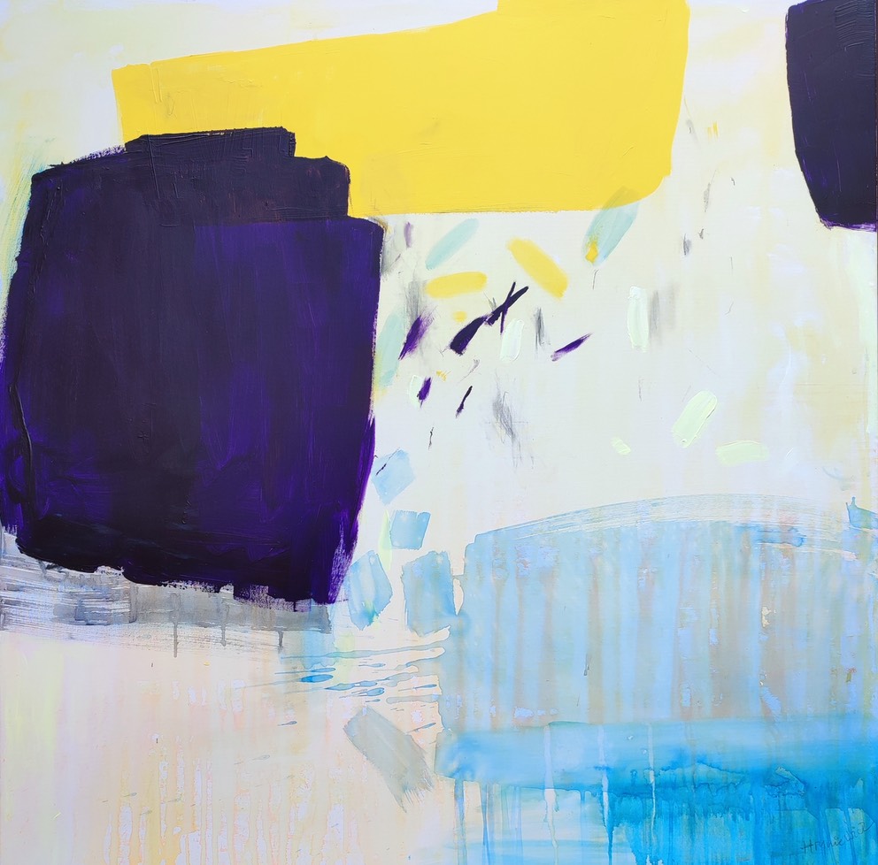 composition 010822 Anna Hryniewicz 100x100cm