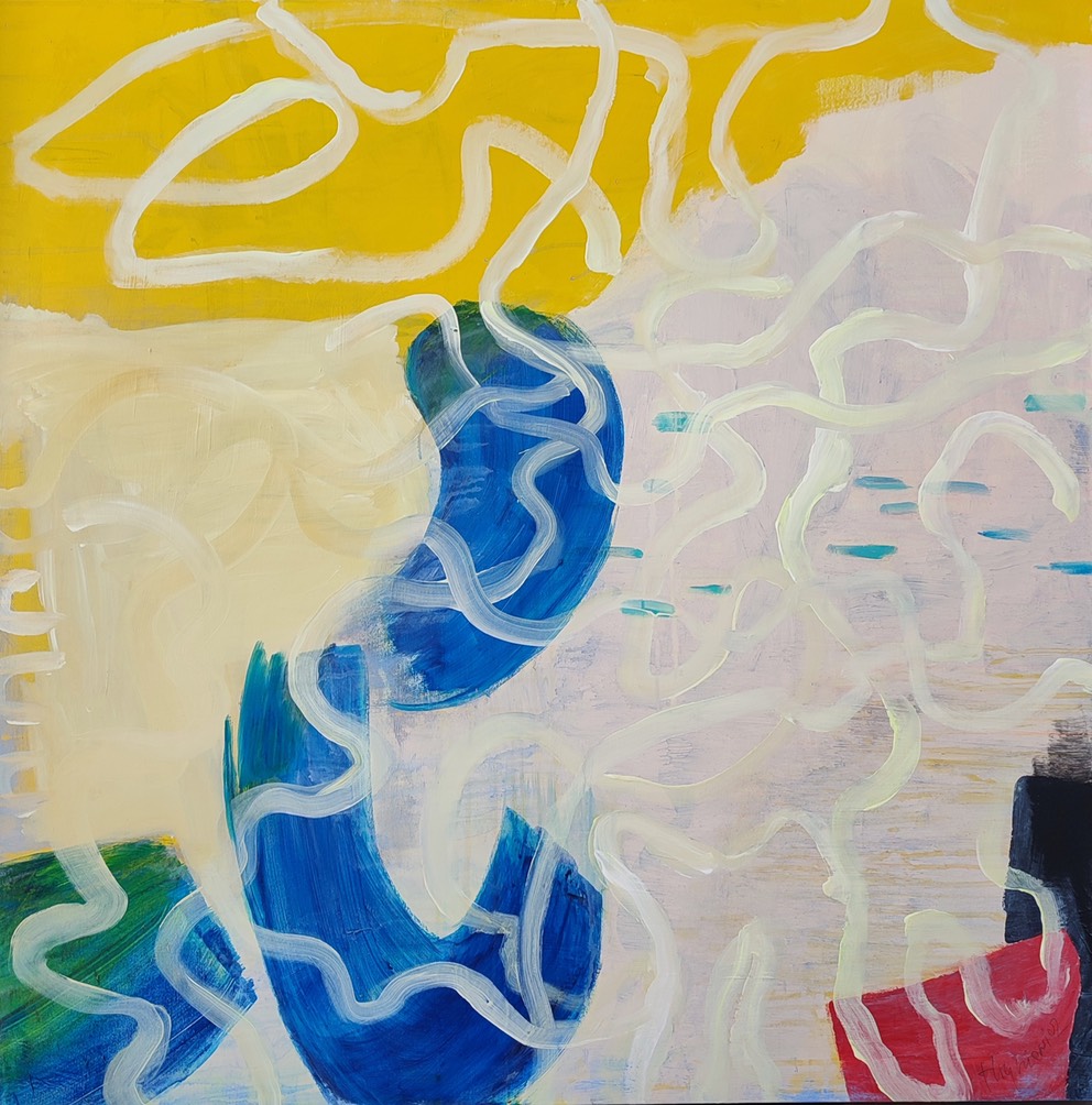 composition 310722 three shapes 100cm Anna Hryniewicz
